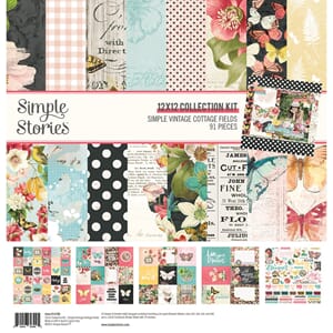 "Simple Stories Simple Vintage Cottage Fields Collection Kit