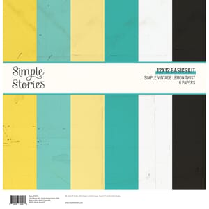 Simple Stories Simple Vintage Lemon Twist 12x12 Inch Basics
