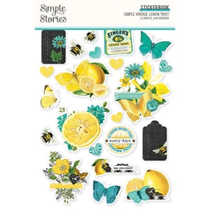 "Simple Stories Simple Vintage Lemon Twist Sticker Book (152