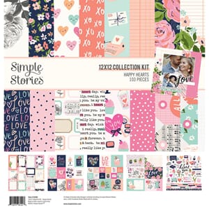 "Simple Stories Happy Hearts Collection Kit (16900)
Happy He