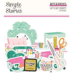 "Simple Stories Lets Get Crafty Bits & Pieces (17217)
Lets G
