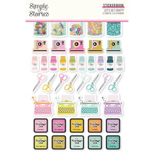 "Simple Stories Lets Get Crafty Sticker Book (17219)
Lets Ge