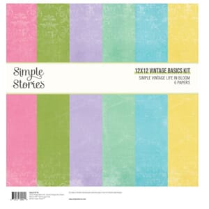 Simple Stories Simple Vintage Life in Bloom 12x12 Inch Vinta