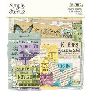 Simple Stories Simple Vintage Life in Bloom Ephemera (19731)