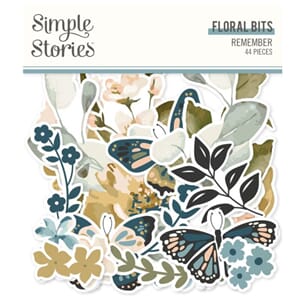 "Simple Stories Remember Floral Bits & Pieces (21520)
Rememb