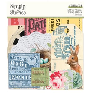 "Simple Stories Simple Vintage Spring Garden Ephemera (21727