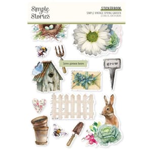 "Simple Stories Simple Vintage Spring Garden Sticker Book (2