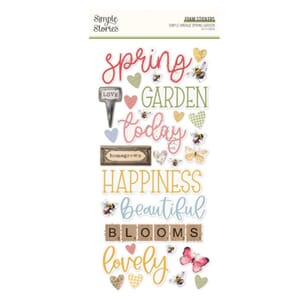 "Simple Stories Simple Vintage Spring Garden Foam Stickers (