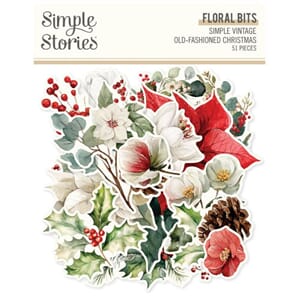 Simple Stories Simple Vintage Old-Fashioned Christmas Floral
