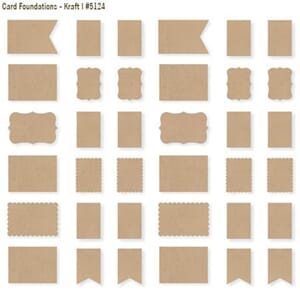 DIY -  Card Foundations - Kraft 3x4/4x6