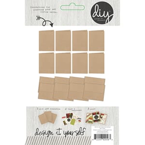 DIY Christmas - Kraft A2 Card Bases