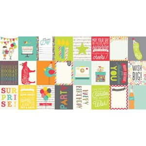 12x12 - Lets Party  - Lets Party 3x4 Journaling Card Elem