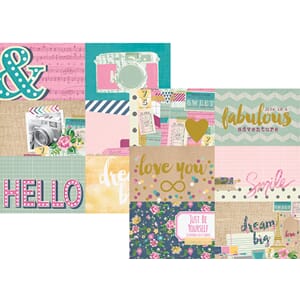 So Fancy - 4x6 Horizontal Journaling Card Elements - 12x12 E