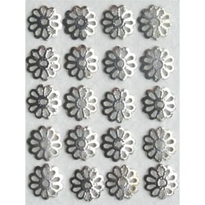 halvrund metall blomst