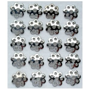 halvrund metall blomst