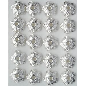 rondell, sølvfarget