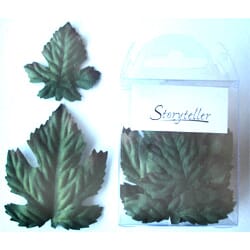 Blad, lønn, mørk grønn