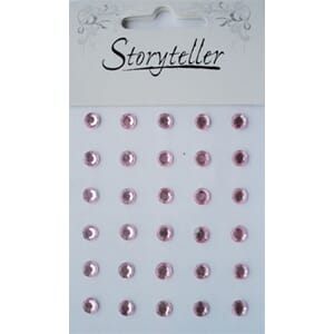 Bling, rund 5mm rosa