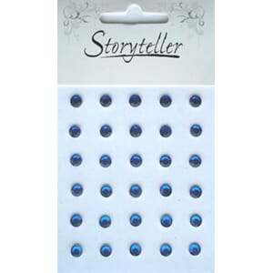 Bling, rund 5mm blå