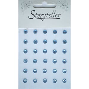 Bling, rund 5mm lys blå