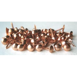 Brads, mini rund, kobber