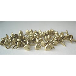 Brads, minihjerte antikk gull