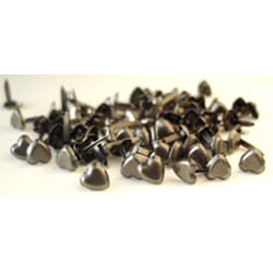 Brads, minihjerte pewter