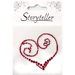 Hjertebling, mørk rosa