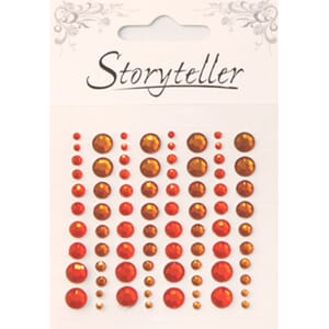 Runde bling, orange-brun