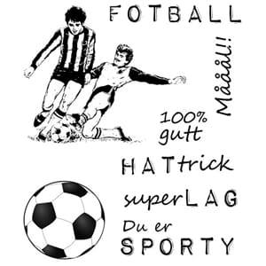 Clingstamps - fotball