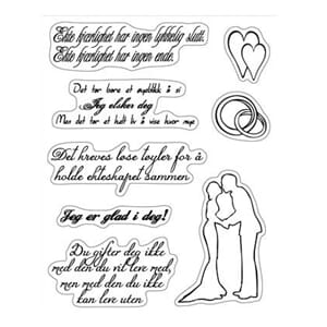 Clearstamps - brudepar