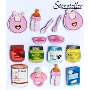 Stickers, Jente barnemat-