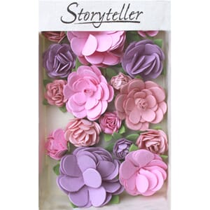 16 Roser, rosa-lilla