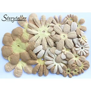 30 Ass blomster, Vintage