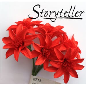 35mm lilje, 6stk, rød