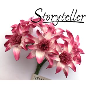 35mm lilje, 6stk, rosa-lilla