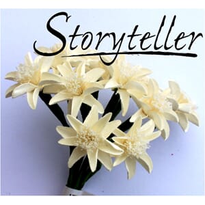 20mm lilje, 12stk, krem