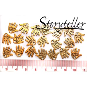 hand made, 20stk antikk gull, metall