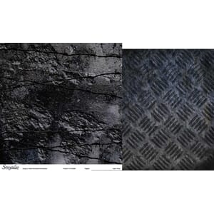 12x12 papir, piggtråd, 1 ark