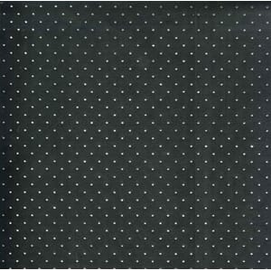 Håndlaget papir, sort med sølv prikker, 25 ark