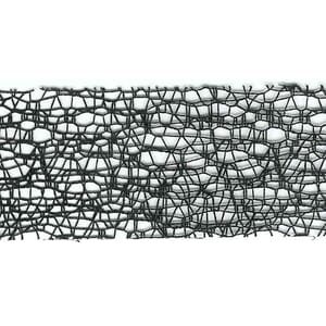 Bånd, sort spindelvev, 38mm x 20m