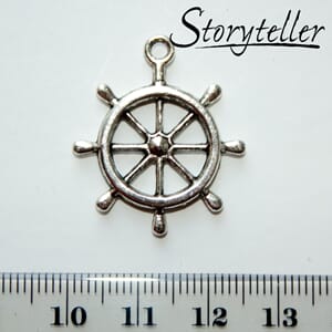 ror, 5stk, sølv metall