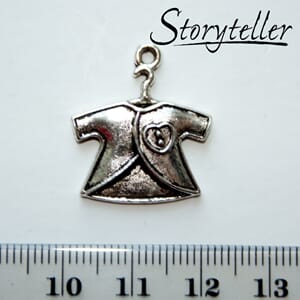 babyjakke, 5stk, sølv metall