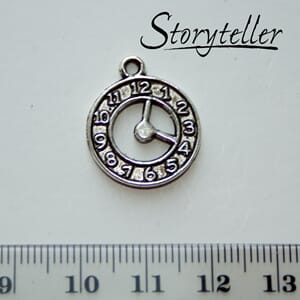 klokker, 8stk, sølv metall