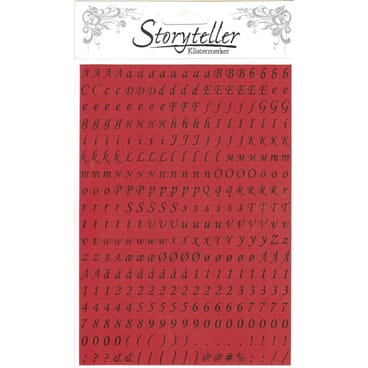 Klistremerker - alfabet