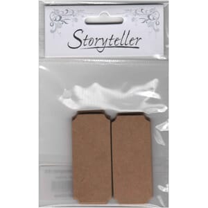 Billett die cut, 20-pk, kraft