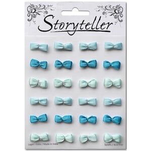 24 Små sløyfer, blå