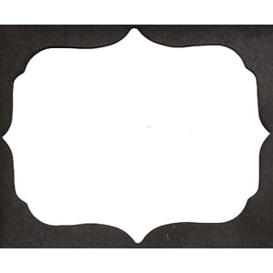 Rektangel 1, die cut, 20 pk, hvit