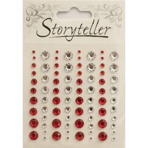 Bling, blank og rød, 80 stk