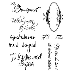 Clearstamps - Alle anledninger